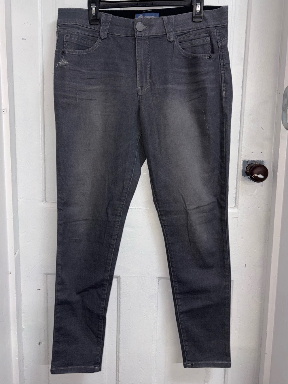 Democracy Skinny Fit Gray Jeans - Stylish Everyday Denim
